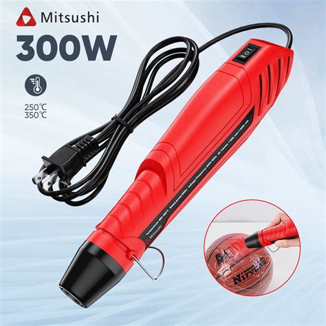 Jual Mitsushi Mini Hot Gun Heat Gun Low Watt 300W Electric Alat Pemanas Multifungsi Heatgun