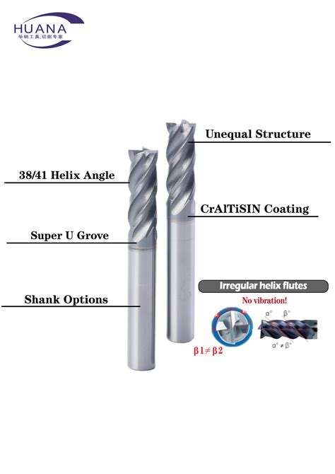 End Mill For Stainless Steel Huana Tools