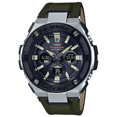 Casio G Shock G Steel GST W330AC 3AJF Solar Radio Men S Watch IOOMOBILE