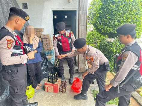 Operasi Cempaka Krakatau Polisi Razia Miras Di Warung Talang