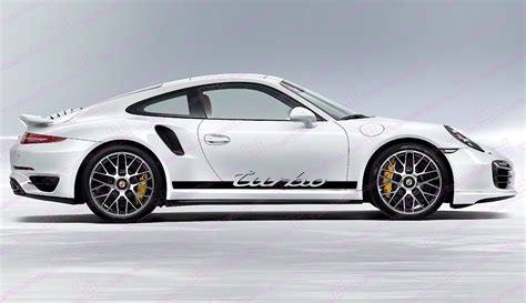 Porsche 911 Carrera Turbo Retro Door Decals The Pixel Hut