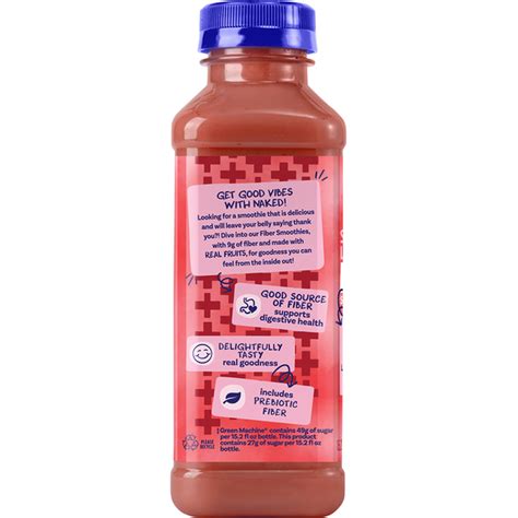 Naked Strawberry Lemon Ginger Fiber Smoothie 15 2 Fl Oz Delivery Or Pickup Near Me Instacart