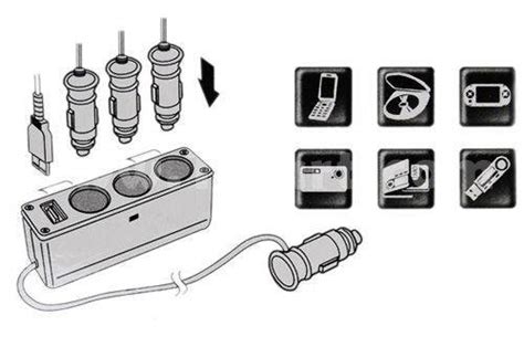 Купить Разветвитель автомобильный тройник WF-0120 с USB «Trifle-store ...