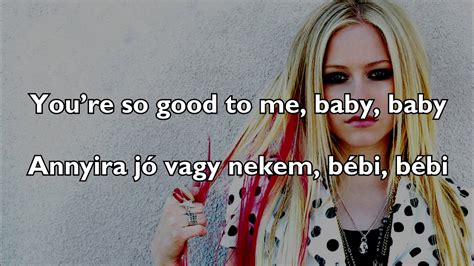 Avril Lavigne Hot lyrics magyar dalszöveg YouTube
