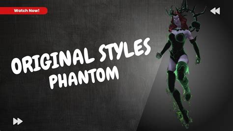 DCUO Original Styles Phantom 6 YouTube