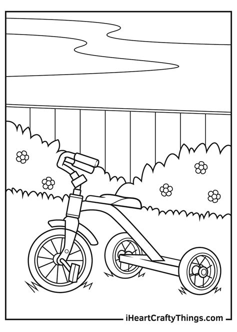 Bike Printable Coloring Pages