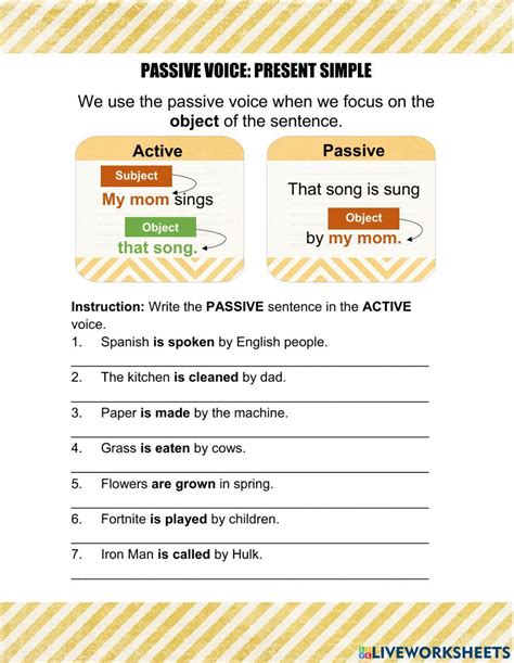 1572000 Passive Voice In The Present Simple Samr97