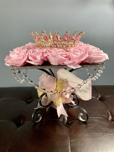 Crown Centerpiece Princess Crown Centerpiece Sweet 16 Etsy