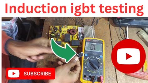 Induction Igbt Testing Youtube