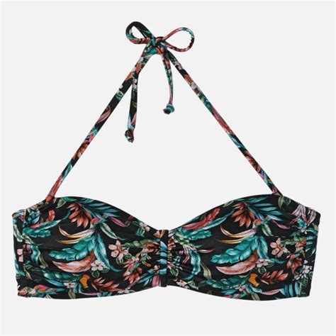 Palmers Exotic Tropical Bandeau Bikini Top