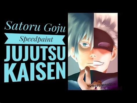 SATORU GOJU SPEEDPAINT JUJUTSU KAISEN PAINT TOOL SAI YouTube