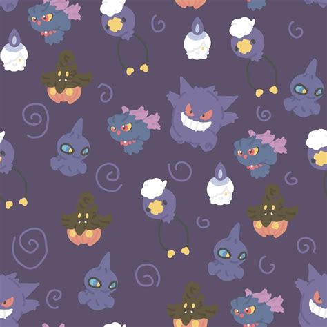 Ghost Pokemon Pattern 14022431 Vector Art At Vecteezy