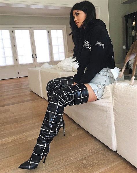 The Karjenner Guide To Over The Knee Boots Kylie Jenner Style