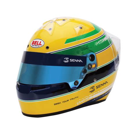 Casque intégral Karting FIA BELL KC7 CMR AYRTON SENNA