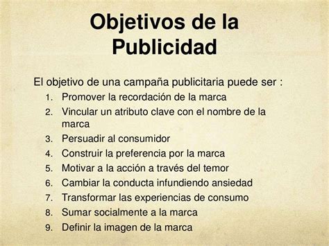 10 Objetivos De La Publicidad Una Guía Para El Éxito En Marketing tare