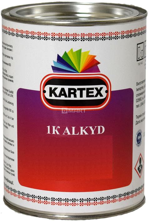 Алкидная эмаль Kartex 307 Зеленый сад 0.8л 386.34 грн
