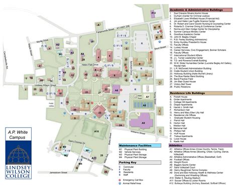 Cornerstone University Campus Map