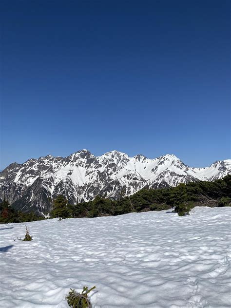 念願のgw残雪期登山！☃️🏔️（蝶ヶ岳・蝶槍） ほのぱぱさんの常念岳・大天井岳・燕岳の活動データ Yamap ヤマップ