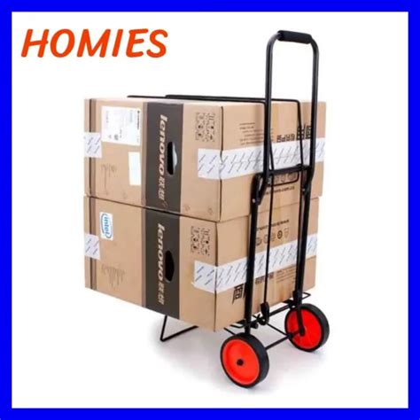 Homies Foldable Trolley Rubber Wheels Heavy Duty Compact Luggage Cart