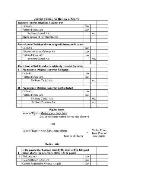 Reissue Shares Pdf