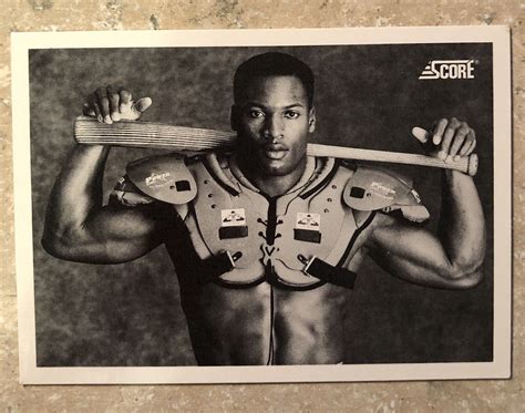 Bo Jackson 1990 Score Baseball Bo Knows Nike Ad Card 697 Royals