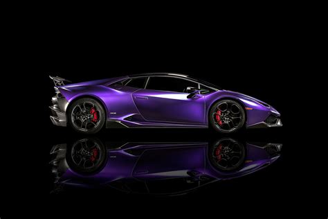 Purple Lamborghini