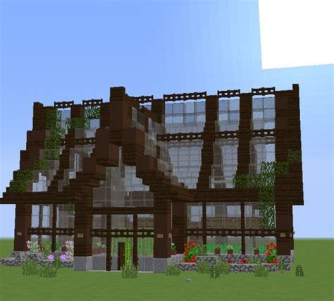 Villa Minecraft Chalet Minecraft Minecraft Farmen Architecture Minecraft Minecraft