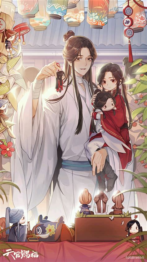 【天官赐福】花怜高清壁纸 哔哩哔哩