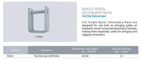 Hot Dip Galvanized Single Spool Secondary Bracket Rack Buy Single Spool Secondary Bracket