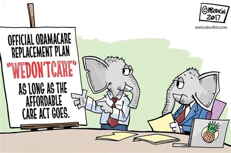 Repeal and replace | Bodkin Cartoons