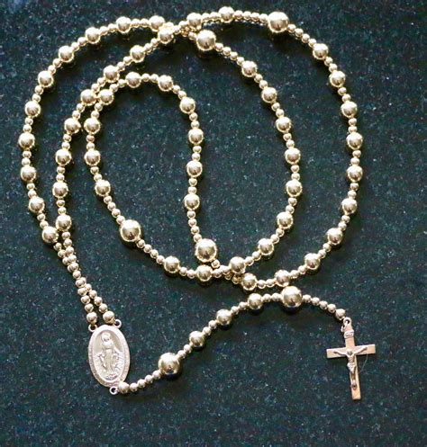14k Gold Filled Catholic Rosary