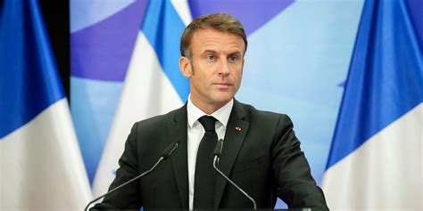 Isra L Hamas Emmanuel Macron Tente De Garder L Quilibre Entre