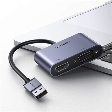 Ugreen 20518 USB 3.0 To HDMI + VGA Converter - OTC.LK