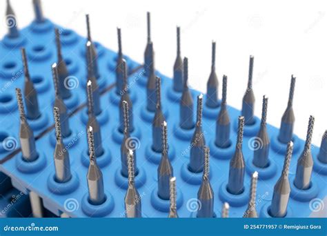 Drill Bits for a CNC Machine Stock Image - Image of machine, metal ...