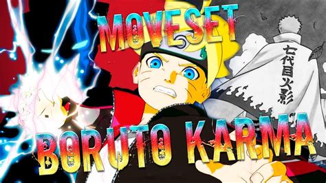 Boruto Uzumaki Modo Karma Moveset Completo Naruto X Boruto Ultimate