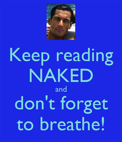 Keep Reading Naked And Dont Forget To Breathe Poster Rayne Keep