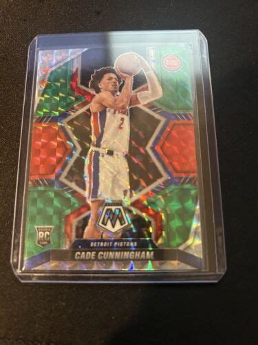 Cade Cunningham Rc Panini Mosaic Choice Red Green Prizm