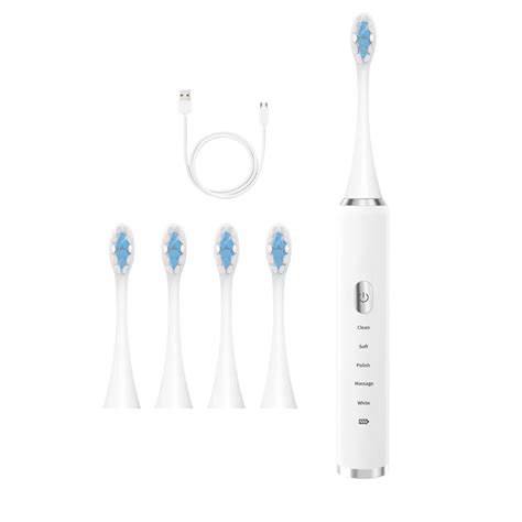 Usb Rechargeable Sonic Electric Toothbrush For Adults Powered Motor