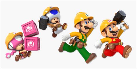 Mario Maker 2 Characters, HD Png Download , Transparent Png Image - PNGitem