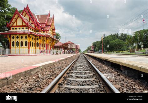 Hua Hin Train Station Thailand Stock Photo Alamy