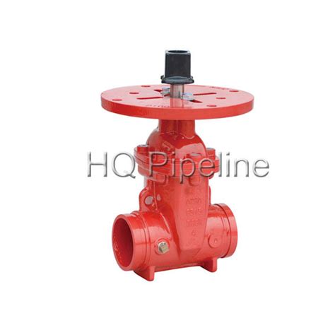 Awwa C Ul Fm Grooved End Resilient Nrs Psi Gate Valve