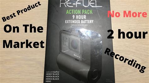 GoPro Hero 5 6 7 Extended Battery 9 Hrs ReFuel Action Pack YouTube