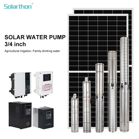 Complete Borehole Dc Solar Pump And Panel Solar Water Pump System For