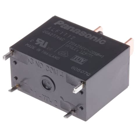 Alf T Panasonic Panasonic Pcb Mount Power Relay V Dc Coil A