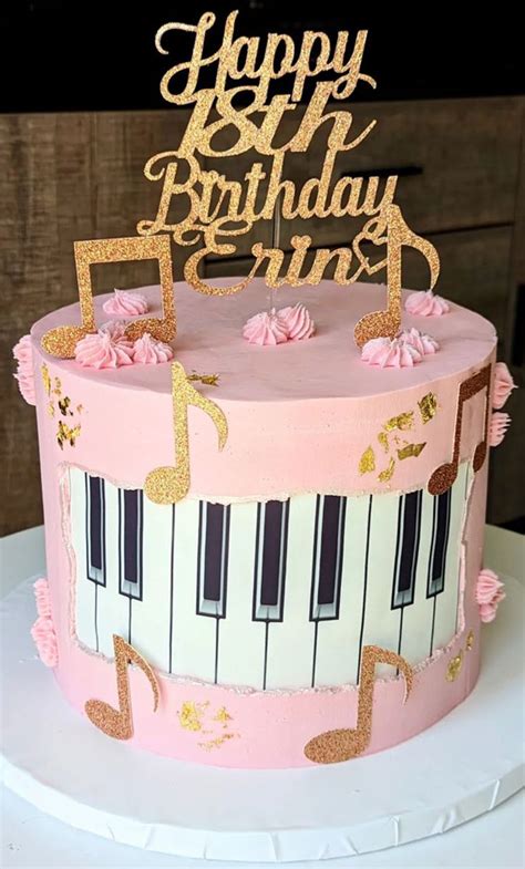 Th Birthday Cake Ideas For A Memorable Celebration Piano Inspired