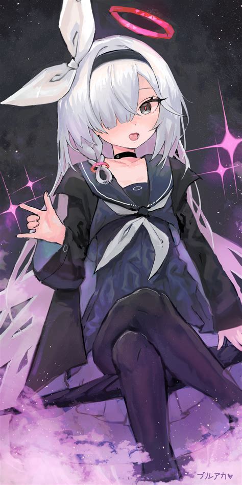 Safebooru 1girl Arona Blue Archive Absurdres Black Choker Black Coat Black Eyes Black