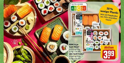 Rewe To Go Sushi Momi Oder Sushi Erumu Angebot Bei Rewe Prospekte De