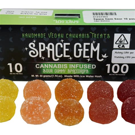 Space Gem Sour Spacedrops 100mg 10 Pack Leafly