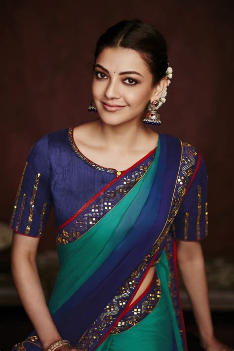 Kajal Aggarwal Blue Colour 1226km