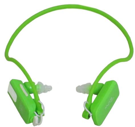 Waterproof Neck Band Headphones With Built In 4 Gb Mp3 Player